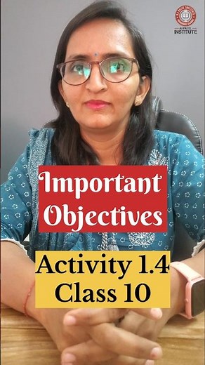 Important Objectives Activity 1.4 Class 10 Science #shorts #cbseclass10#activitybasedobjective#exam
