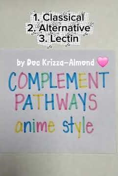Complement Pathways - Anime Style