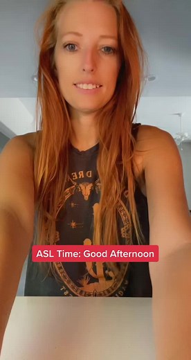 Learn to Sign 'Good Afternoon' in American Sign Language