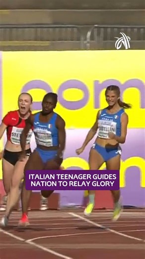 279K views · 15K reactions | Italian doing Italian things! 珞 15-year-old anchors Italy to the European U20 4x100m gold medal and her second gold medal after winning the 100m! ✨ #Tampere2025 | European Athletics | Facebook
