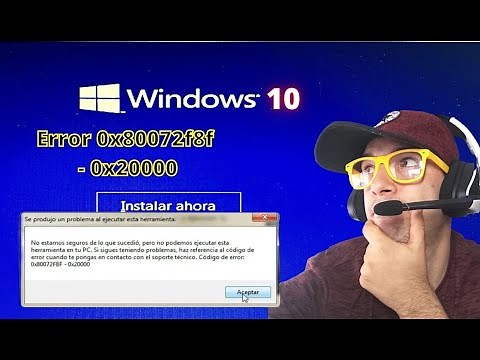 ✅ ERROR 0x80072f8f - 0x20000 al instalar Windows 10