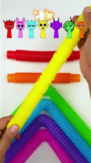 Sprunki 💖💖 characters with Relaxing voicing of POP Tube #asmr #satisfying #shorts