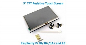 5 inch SPI/HDMI Touch Screen Display for Raspberry Pi