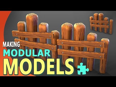 Making 3D models with modular pieces