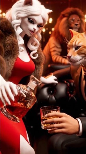 Luxury Bar Betrayal #cat #catdrama #animation
