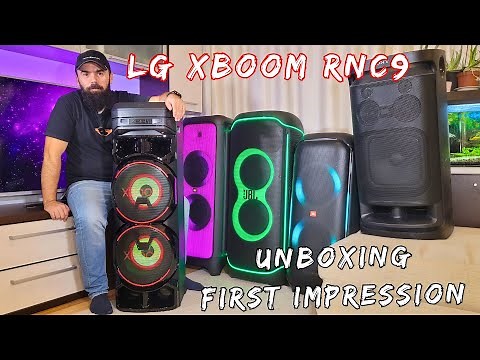 LG RNC9 XBoom LG ON9 First Impressions and Unboxing