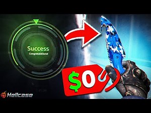 EASY $0 to EXPENSIVE KNIFE on Hellcase!? (Hellcase Promo Code 2023)