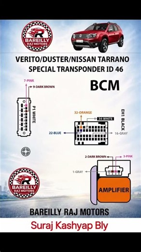 Key Programming Wiring Diagram – BCM & Transponder Connections