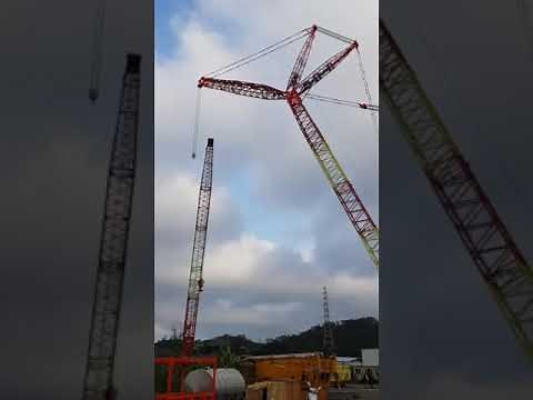 啟德新進全球最先進最新款的LIEBHERR-800噸履帶吊車(全亞洲目前僅有的一台)