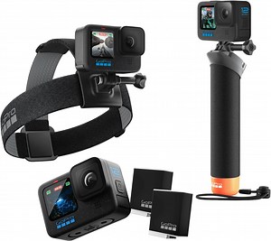 GOPRO HERO 12 BLACK ACCESSORY HARD BUNDLE, filmy 5.3K 60 FPS, 150 minut pracy, Wi-Fi, Bluetooth Kamera sportowa - niskie ceny i opinie w Media Expert