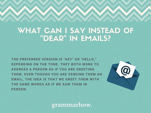 10 Better Ways To Say "Dear" In Emails