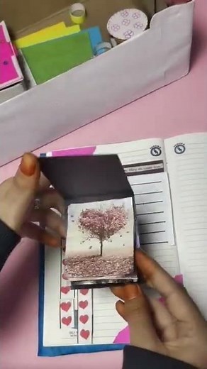 My First Journal With Homemade Journal set❤️/Pink Journal/Journaling||Homemade Journal Set#shorts