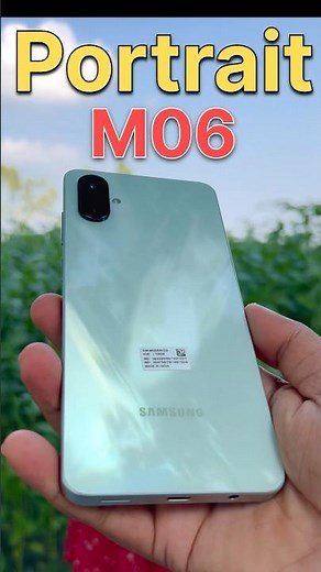 Samsung M06 5G Portrait test