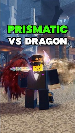 Prismatic vs Dragon Head Pickaxe in The Forge...