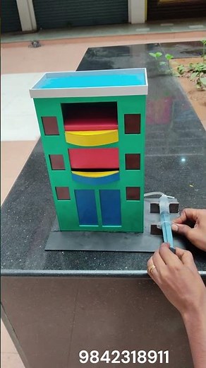 Hydraulic Lift Working Model | School Science Projects | School Exhibition Project #workingmodel