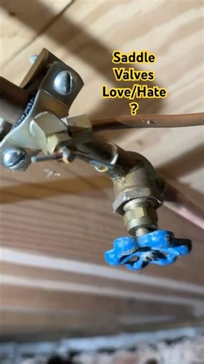 Who Uses Saddle Valves Anyway? #plumbinghacks