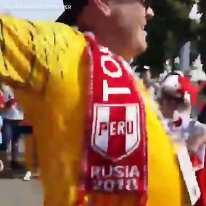 Peru may have been eliminated, but that didn’t stop their fans from having a good time. (via @Brianmatico/Twitter) | ESPN FC
