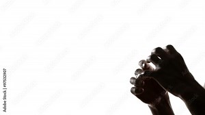 Super Slow Motion and normal Speed of a Fast Punching Technique