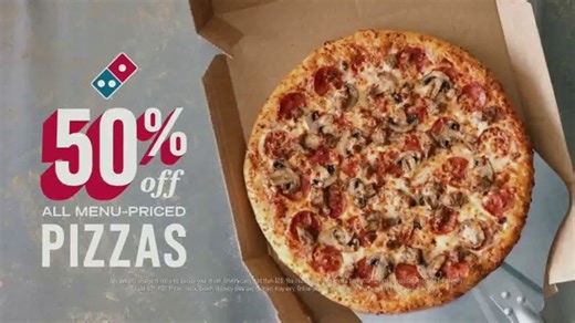 Domino's TV Spot, 'Any Means New Stuffed Crust: 50% Off'