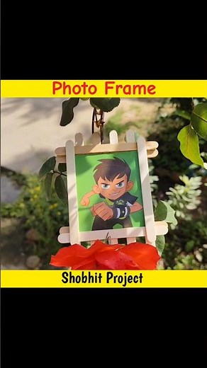 DIY Handmade Photo Frame from Ice Cream Sticks | Creative