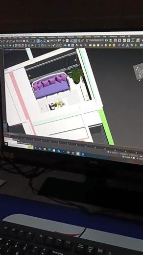 How to modling drawing room in 3dsmax #shorts #viralvideo
