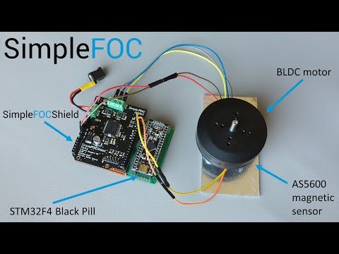 SimpleFOCShield + STM32F4 Black Pill | Explanation and demo