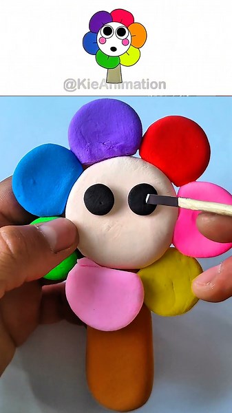 Dandy 🏵️ made of modeling clay! Sprunki OC ‪@KieAnimation-p2k‬ #sprunki #incredibox #clay