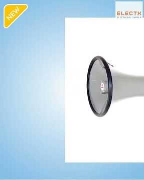 Crown 30W Megaphone Siren, Whistle and Voice Recorder with Bluetooth USB/SD Aux In Range 35 Meter...