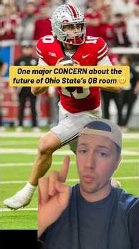 QB concerns for Ohio State….😬