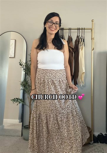 Summer outfits made easy with is cute & affordable skirt ☀️lightweight breathable fabric, flowy fit that doesn’t cling, and comfy 💞 #summerskirt #summerstyle #simpleladies #everydayoutfits #wardrobebasics