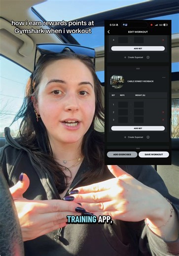 the @Gymshark training app is SO much better then planning my workouts in the notes app 🦈🏋🏻‍♀️ #gym #gymmotivation #gymtip #gymshark #gymtime