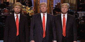 A Hispanic advocacy group offered $5,000 to anyone that called Trump a racist during 'SNL' — and Larry David did it