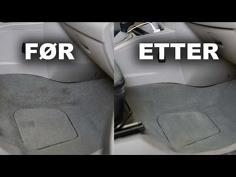 Slik renser du tekstil og tepper i bilen din