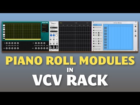 Piano Roll modules in VCV Rack