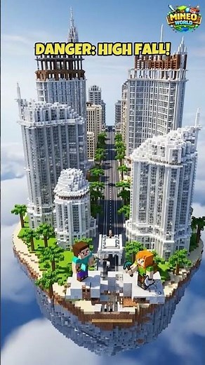 Minecraft Floating City Build (Vegas Style)! | #minecraftbuild