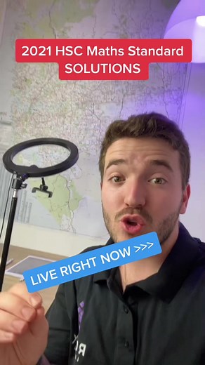 2021 HSC Maths Standard Solutions Live Stream