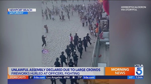 Newport Beach Fourth of July havoc leads to 402 arrests
