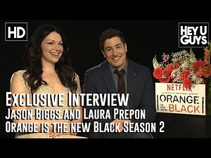Jason Biggs and Laura Prepon Exclusive Interview - Orange is the New Black Season 2