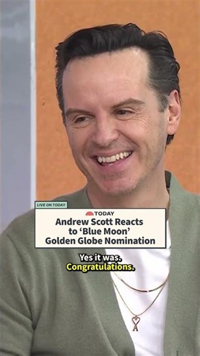 Andrew Scott Reacts to 'Blue Moon' Golden Globe Nominations