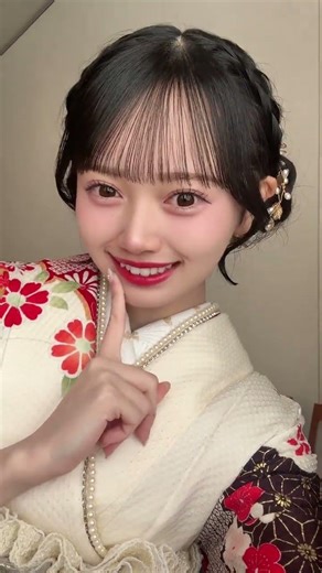 AKB48 花田藍衣 二十歳🤍#成人式 #akb48