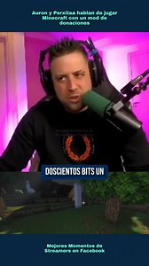Auron y Perxitaa hablan de jugar Minecraft con un mod de donaciones #AuronPlay #auron #perxitaa #minecraft #fblifestyle | Mejores momentos de streamers