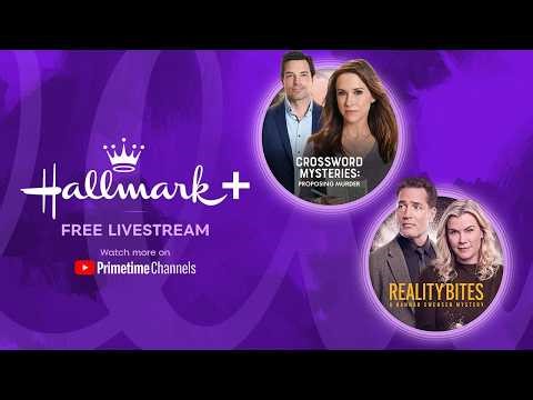 FREE Mystery Movie Marathon LIVE | Hannah Swensen, Crossword Mysteries & Mystery 101 | Hallmark+