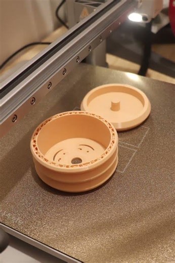 3D Print Timelapse: Planter with Drip Tray 🪴💧 (Bambu Lab P2S/A1 Combo)