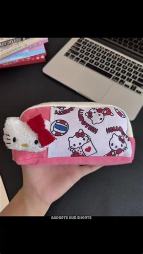 I Bought My New Hello Kitty Jumbo Geometry Box 🥰😘 Cool Hello Kitty Stationery #hellokitty #shorts