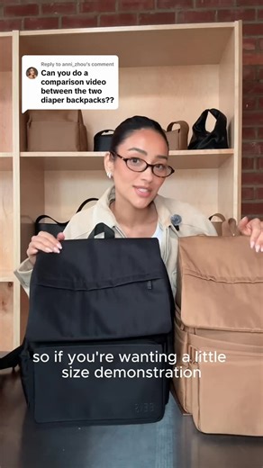BÉIS on Instagram: "The Ultimate Diaper Backpack vs the NEW Everyday Diaper Backpack."