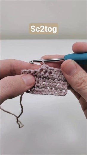 Single Crochet Decrease (sc2tog)