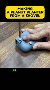 Making a peanut planter from a shovel. #usewhatyouhave #diy | Manufor Progress