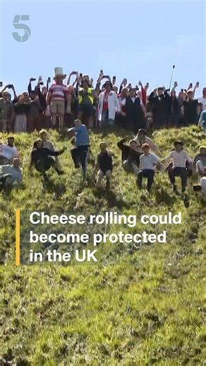 5.5K views · 18 reactions | Cheese rolling could become protected in the UK #c5news | Channel 5 News | Facebook