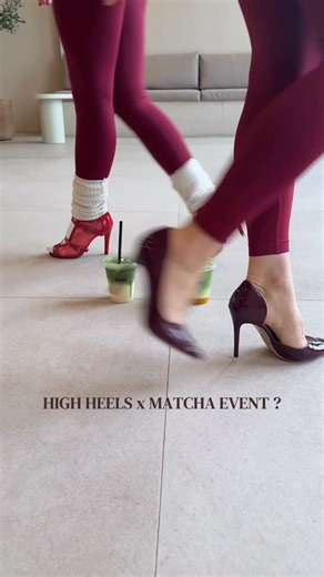 NOMU.zurich | The first High Heels dancing with Matcha event in Zurich ! Are you girls ready? Book your spot now ✨👠 Sets are from @arlu_gymwear Your... | Instagram