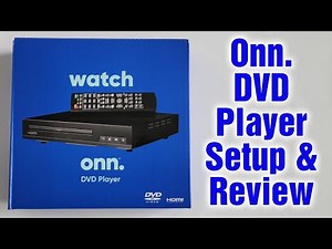 Onn DVD Player From Walmart Setup & Review